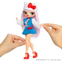 L.O.L. Surprise! O.M.G. Hello Kitty and Friends - Hello Kitty, poupée articulée - 24 cm - 4 modeles a collectionner