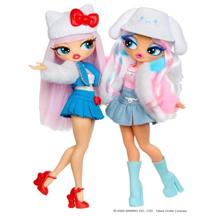 L.O.L. Surprise! O.M.G. Hello Kitty and Friends - Hello Kitty, poupée articulée - 24 cm - 4 modeles a collectionner L.O.L. Surprise! O.M.G. Hello Kitty and Friends - Hello Kitty, poupée articulée - 24 cm - 4 modeles a collectionner