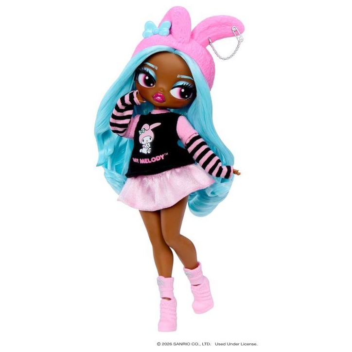 L.O.L. Surprise! O.M.G. Hello Kitty and Friends - Melody, poupée articulée - 24 cm - 4 modeles a collectionner L.O.L. Surprise! O.M.G. Hello Kitty and Friends - Melody, poupée articulée - 24 cm - 4 modeles a collectionner