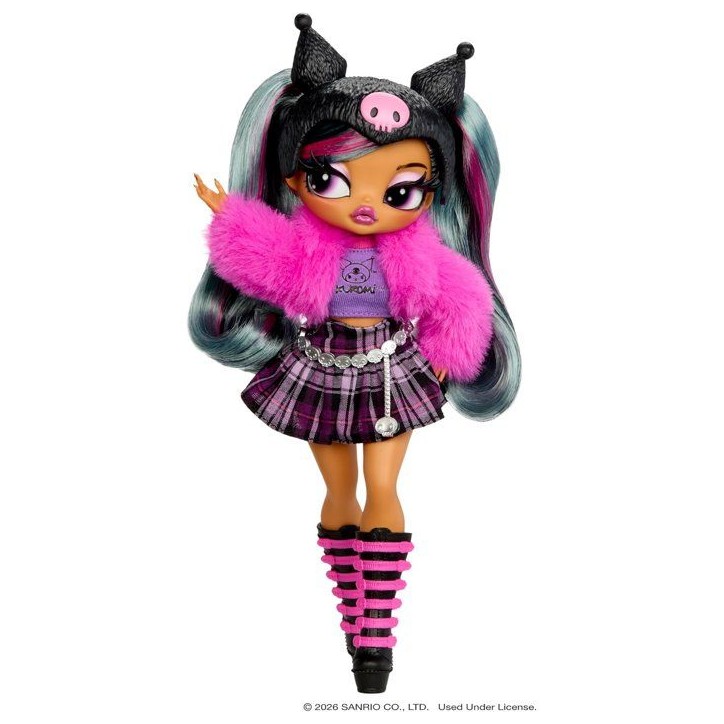 L.O.L. Surprise! O.M.G. Hello Kitty and Friends - Kuromi, poupée articulée - 24 cm - 4 modeles a collectionner L.O.L. Surprise! O.M.G. Hello Kitty and Friends - Kuromi, poupée articulée - 24 cm - 4 modeles a collectionner