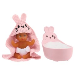MGA's Miniverse - Make It Mini - Real Baby - 8 objets de puériculture