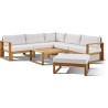 Salon de jardin d'angle modulable LEVATA XL - Bois d'acacia FSC - 8 pe