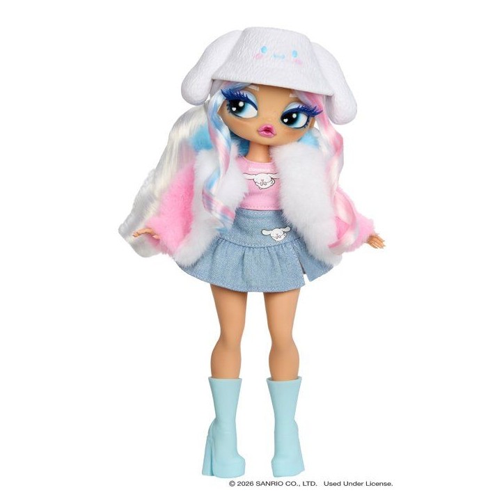 L.O.L. Surprise! O.M.G. Hello Kitty and Friends - Cinnamoroll, poupée articulée - 24 cm - 4 modeles a collectionner L.O.L. Surprise! O.M.G. Hello Kitty and Friends - Cinnamoroll, poupée articulée - 24 cm - 4 modeles a collectionner