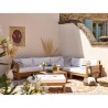 Salon de jardin d'angle modulable LEVATA XL - Bois d'acacia FSC - 8 pe