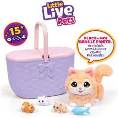 Peluche interactive - LITTLE LIVE PETS - Mama Surprise Chat - Sons - N