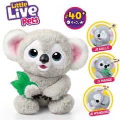 Peluche interactive - LITTLE LIVE PETS - Bébé Koala - Sons - Réacti