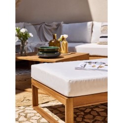 Salon de jardin d'angle modulable LEVATA XL - Bois d'acacia FSC - 8 pe