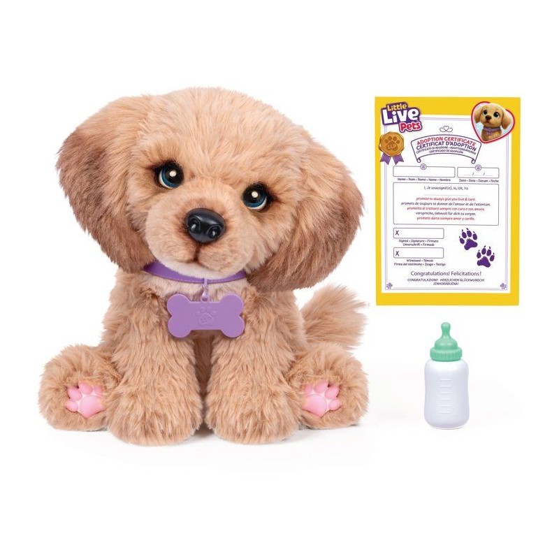 Peluche interactive - LITTLE LIVE PETS - Mini Puppy - Sons - Réaction