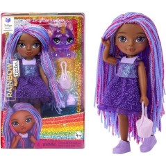 Rainbow High Littles - Poupée 15cm + animal de compagnie - Violet Fon