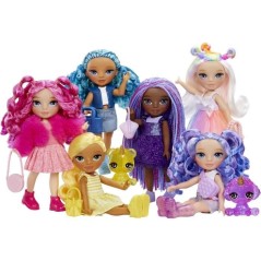 Rainbow High Littles - Poupée 15cm + animal de compagnie - Violet Fon