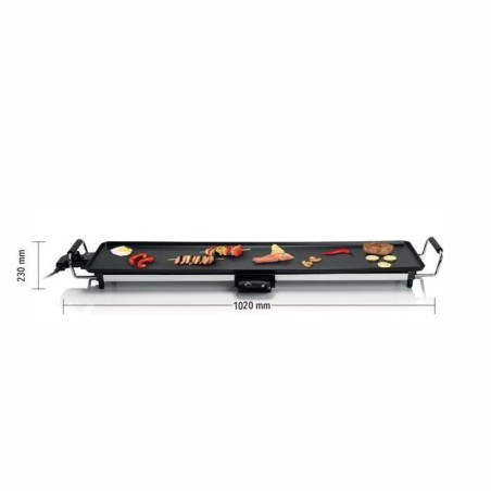Plancha électrique LITTLE BALANCE - Happy Plancha 90 - Surface cuisson XXL: 90x23cm - Jusqu'a 240°C - 2000W