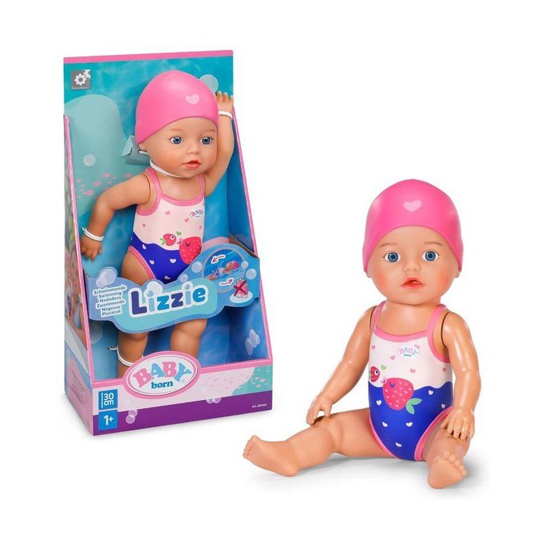 BABY BORN - Poupée Premiere Nage - Lizzie 30cm