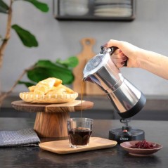 Cafetiere italienne électrique - LIVOO - DOD117A - 480 W - 300 ml - 6