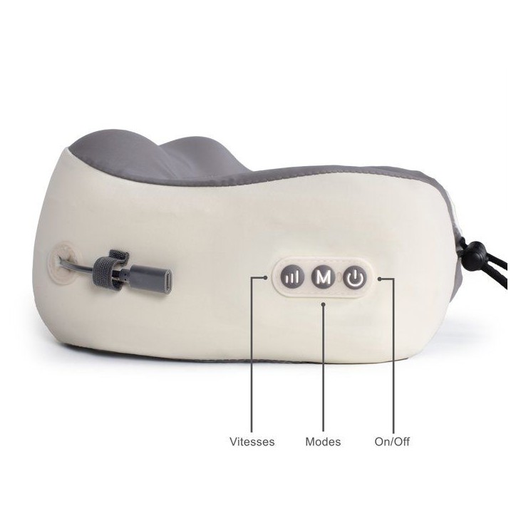 Coussin masseur chauffant - LIVOO - DOS203 - Mémoire de forme - Chauffant - Autonomie 3 h Coussin masseur chauffant - LIVOO - DOS203 - Mémoire de forme - Chauffant - Autonomie 3 h