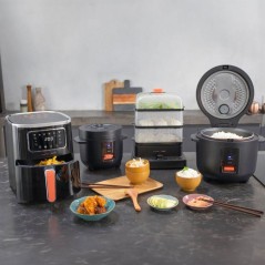 Cuiseur a riz - LIVOO - DOC299 - 1,8 L - maintien au chaud - accessoires inclus