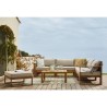 Salon de jardin d'angle modulable LEVATA XL - Bois d'acacia FSC - 8 pe