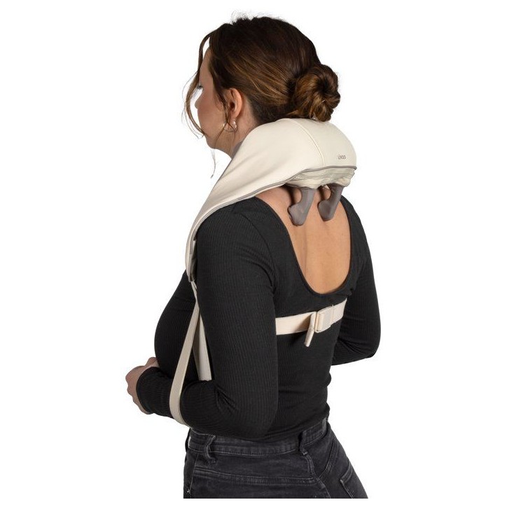 Masseur Shiatsu cou et cervicales - LIVOO - DOS201 - Massage 4D - 6 tetes - Rechargeable