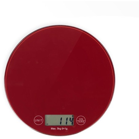 Balance de cuisine électronique - LIVOO - DOM494R - Verre - 5 kg - Mu