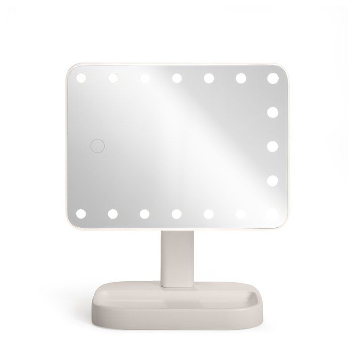 Miroir de maquillage lumineux - LIVOO - DOS206 - LED - 3 modes lumineux - Rotation ajustable