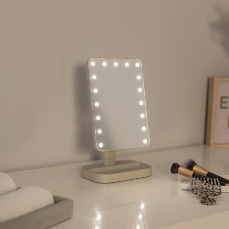 Miroir de maquillage lumineux - LIVOO - DOS206 - LED - 3 modes lumineux - Rotation ajustable