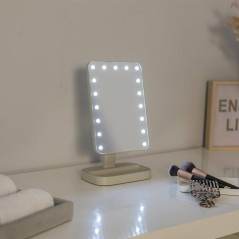 Miroir de maquillage lumineux - LIVOO - DOS206 - LED - 3 modes lumineu
