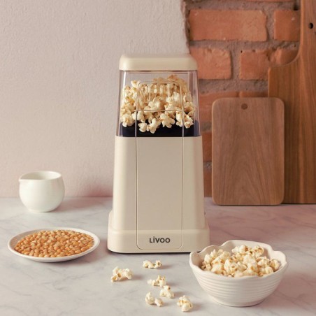 Machine a pop-corn - LIVOO - DOM497C - 1200 W - sans huile