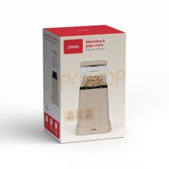 Machine a pop-corn - LIVOO - DOM497C - 1200 W - sans huile