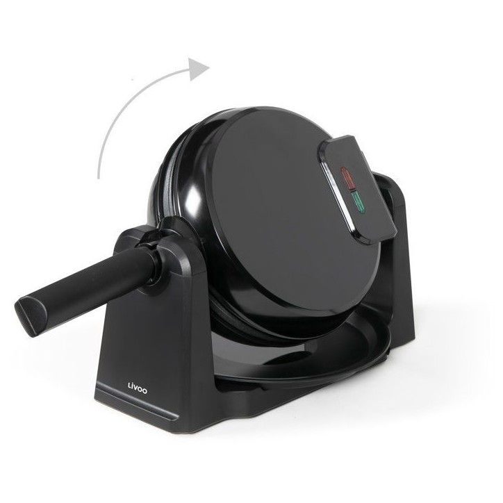 Gaufrier rotatif - LIVOO - DOP252 - Ø17,5 cm - 1000 W