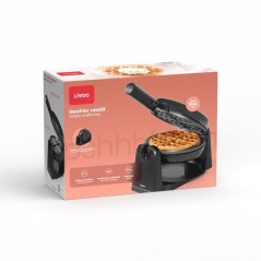 Gaufrier rotatif - LIVOO - DOP252 - Ø17,5 cm - 1000 W
