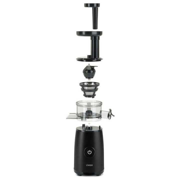 Extracteur de jus compact - LIVOO - DOD215N - 150 W - 60 tr/min - Filtre inox Extracteur de jus compact - LIVOO - DOD215N - 150 W - 60 tr/min - Filtre inox