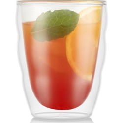 Set 2 verres - BODUM - Pilatus - Double paroi - 0.25 l - Transparent