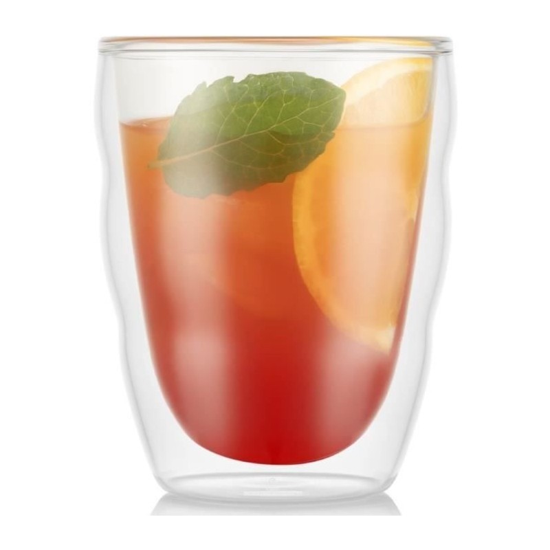 Set 2 verres - BODUM - Pilatus - Double paroi - 0.25 l - Transparent