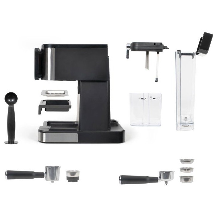 Machine a café expresso multifonction - LIVOO x Marmiton - DOD222CO - Pression 20 bars - 1350 W - Noir et inox