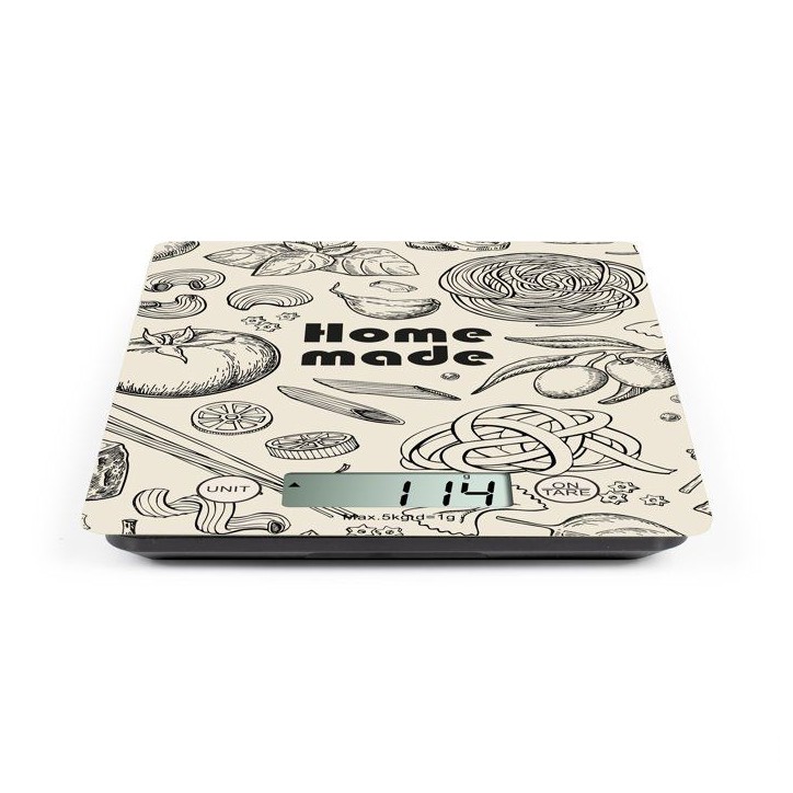 Balance de cuisine électronique - LIVOO - DOM451HM - Plateau en verre - 5 kg - LCD Balance de cuisine électronique - LIVOO - DOM451HM - Plateau en verre - 5 kg - LCD
