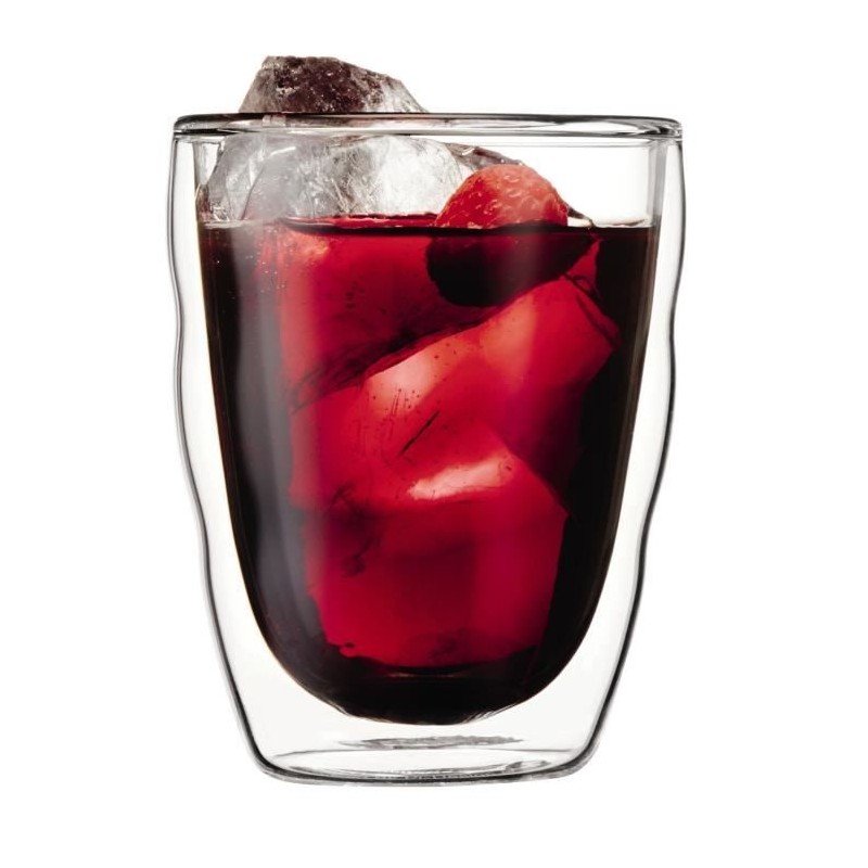 Set 2 verres - BODUM - Pilatus - Double paroi - 0.35 l - Transparent