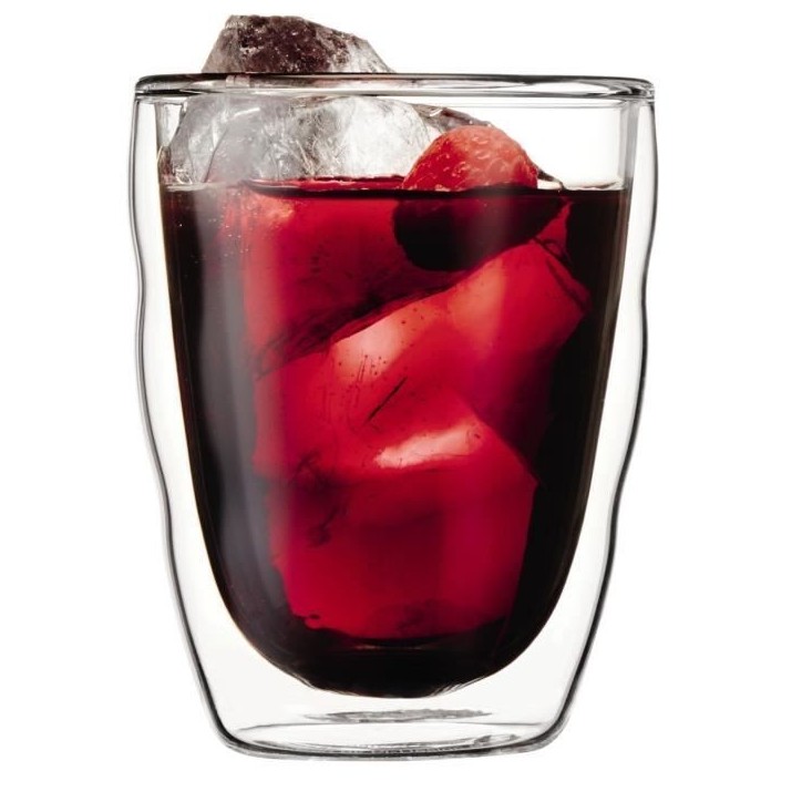 Set 2 verres - BODUM - Pilatus - Double paroi - 0.35 l - Transparent