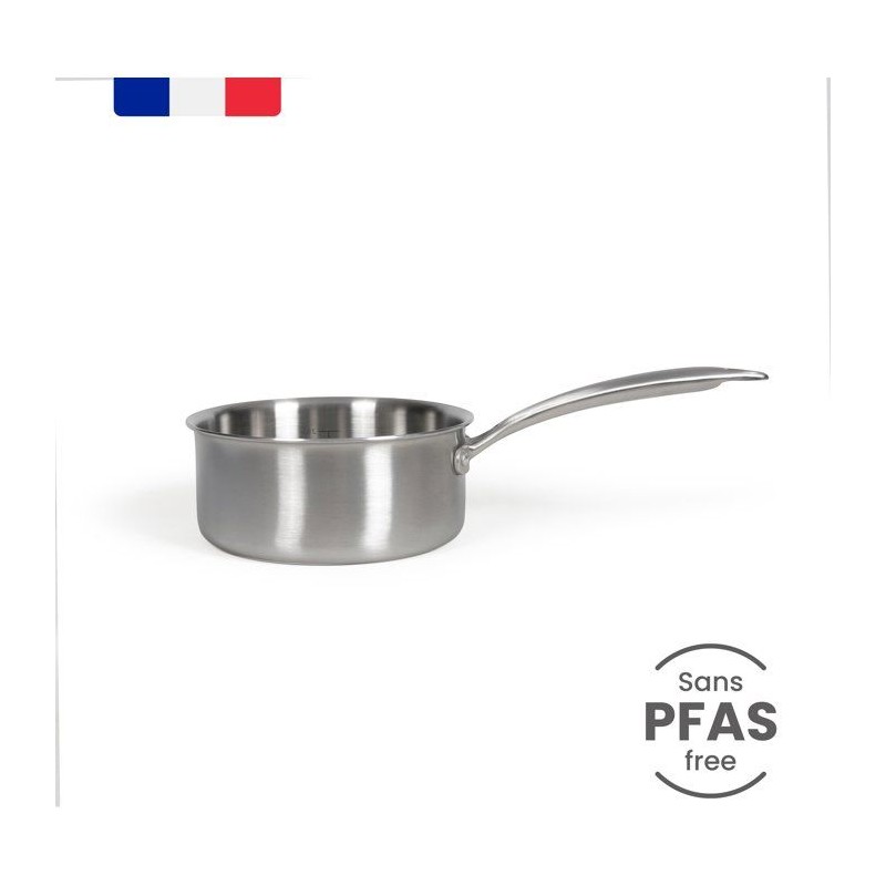 Casserole inox 16 cm - LIVOO - MEP163 - Triply - Sans PFAS