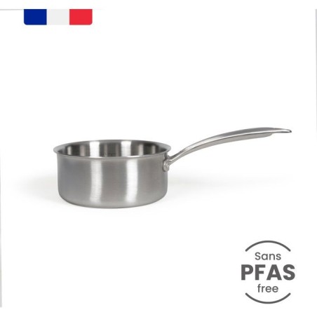 Casserole inox 16 cm - LIVOO - MEP163 - Triply - Sans PFAS