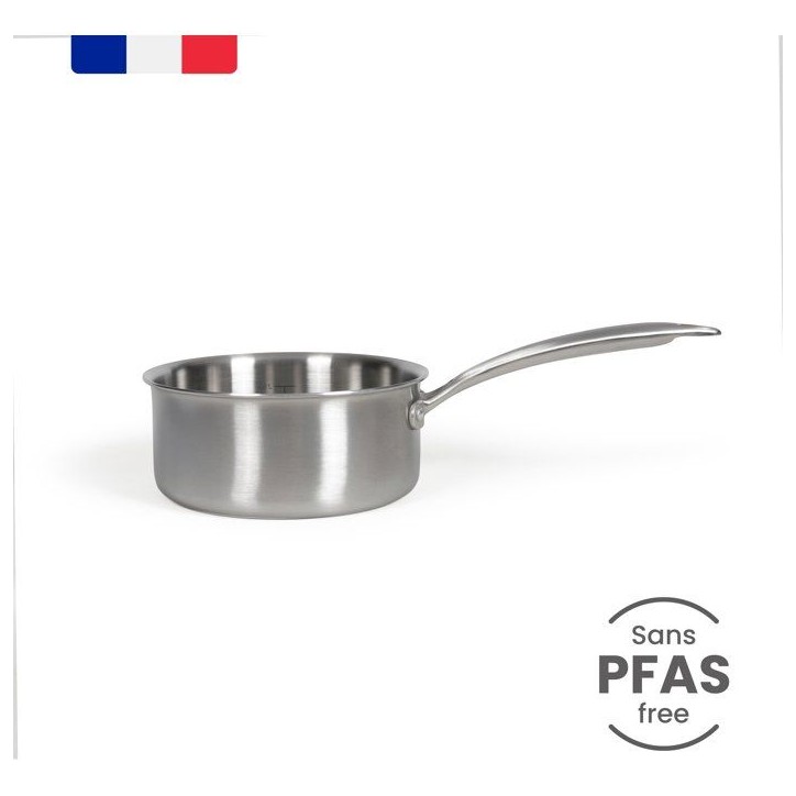Casserole inox 16 cm - LIVOO - MEP163 - Triply - Sans PFAS