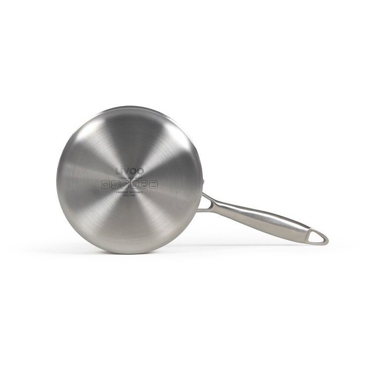 Casserole inox 16 cm - LIVOO - MEP163 - Triply - Sans PFAS