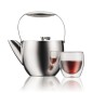 Théiere a piston - BODUM - Columbia - Filtre inox - 1.5 l - Brillant