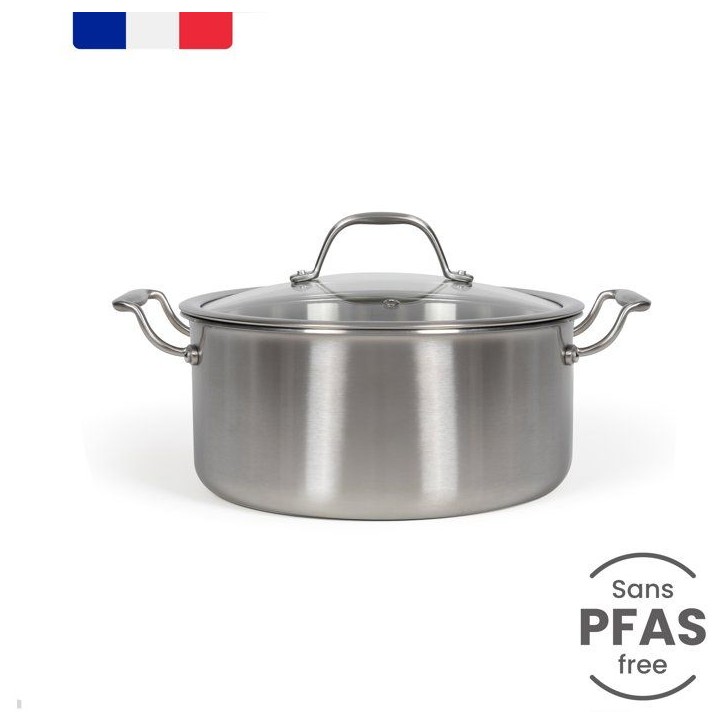 Faitout inox 24 cm - LIVOO - MEP165 - Triply