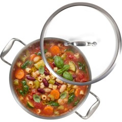 Faitout inox 24 cm - LIVOO - MEP165 - Triply