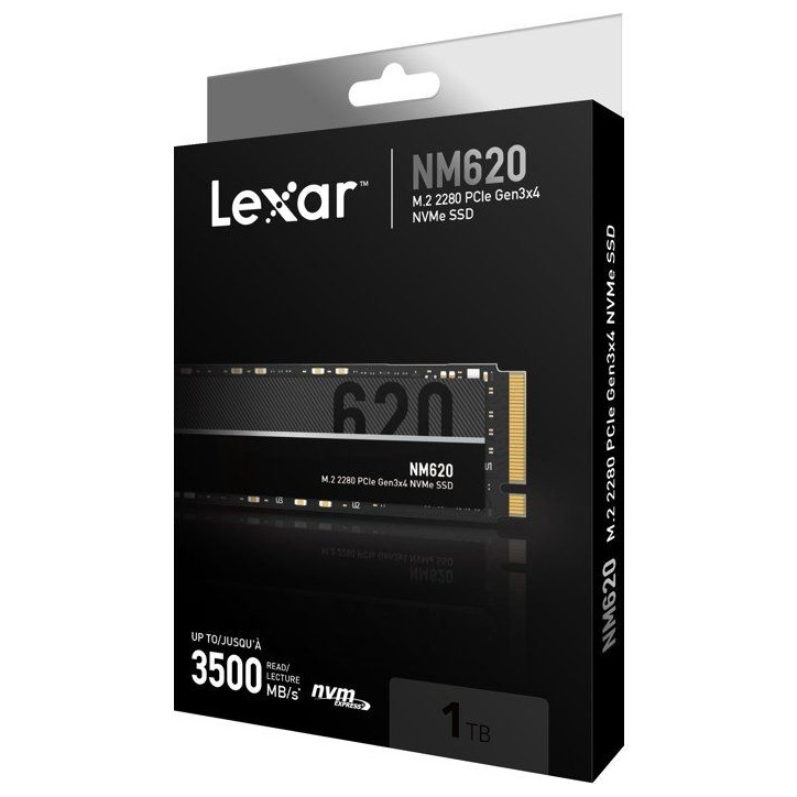 LEXAR - NM620 - Disque dur SSD - 1 To - M.2 2280 PCIe Gen 3x4