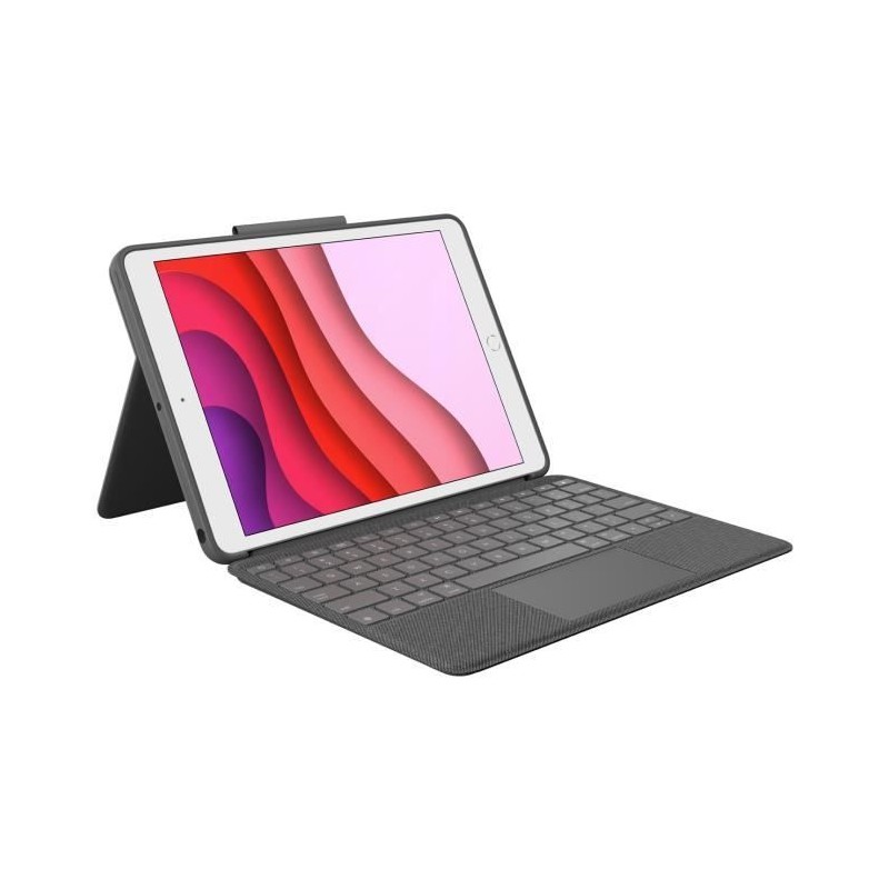 Etui clavier - Logitech - Combo Touch - AZERTY - Pour iPad 9eme géné