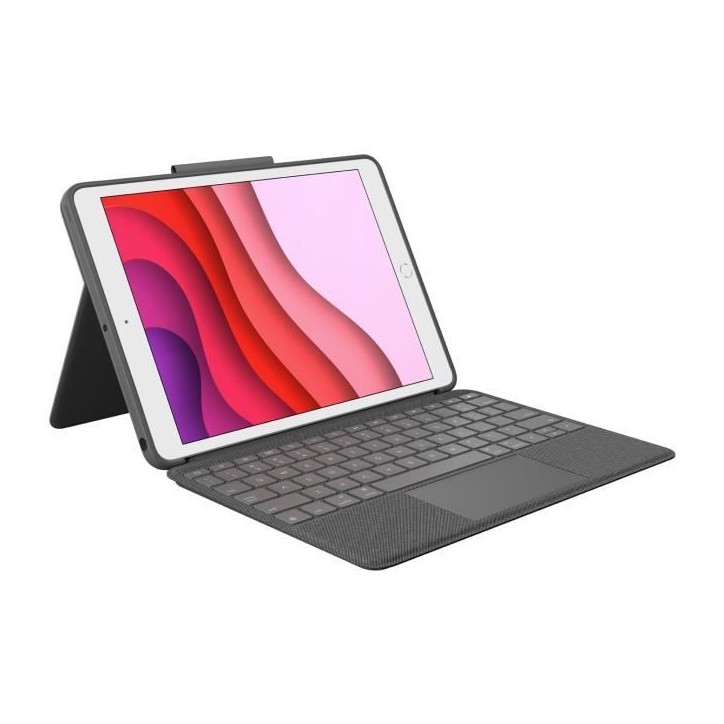 Etui clavier - Logitech - Combo Touch - AZERTY - Pour iPad 9eme génération, 8eme génération et 7eme génération Etui clavier - Logitech - Combo Touch - AZERTY - Pour iPad 9eme génération, 8eme génération et 7eme génération