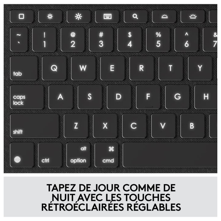 Etui clavier - Logitech - Combo Touch - AZERTY - Pour iPad 9eme génération, 8eme génération et 7eme génération Etui clavier - Logitech - Combo Touch - AZERTY - Pour iPad 9eme génération, 8eme génération et 7eme génération