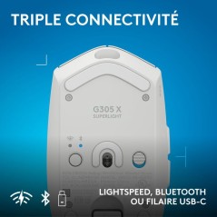 Souris gamer - Sans fil - Logitech G - G305 X Superlight - Lightspeed