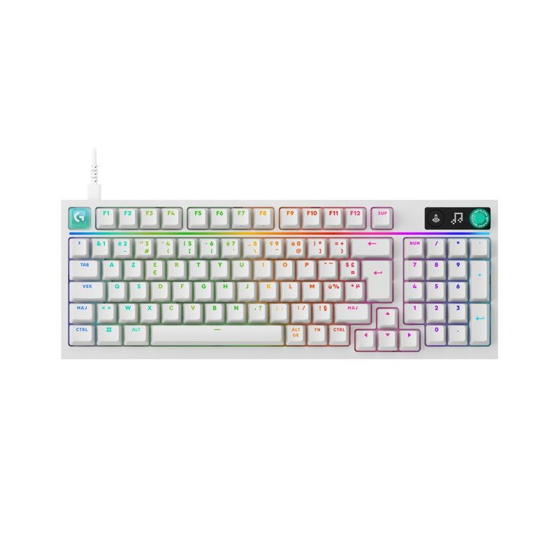 Clavier gamer - Filaire - Logitech G - G316 X 98 - AZERTY - USB-C - RV