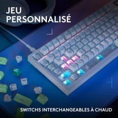 Clavier gamer - Filaire - Logitech G - G316 X 98 - AZERTY - USB-C - RV